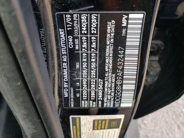 WDCGG8HB9AF432447 - 2010 MERCEDES-BENZ GLK 350 4MATIC BLACK photo 13