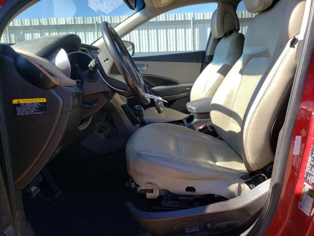 5XYZUDLA9DG112688 - 2013 HYUNDAI SANTA FE S RED photo 7