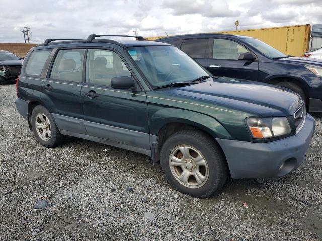 JF1SG63675G713148 - 2005 SUBARU FORESTER 2.5X GREEN photo 4