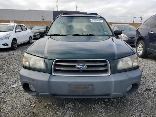 JF1SG63675G713148 - 2005 SUBARU FORESTER 2.5X GREEN photo 5