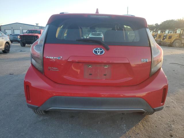 JTDKDTB39J1614241 - 2018 TOYOTA PRIUS C Czerwony zdjęcie 6