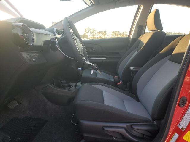 JTDKDTB39J1614241 - 2018 TOYOTA PRIUS C Czerwony zdjęcie 7