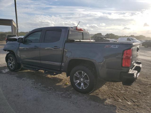 1GCGTDE32G1114473 - 2016 CHEVROLET COLORADO Z71 GRAY photo 2