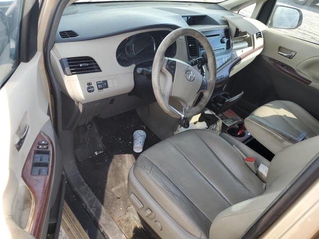 5TDDK3DC9CS044193 - 2012 TOYOTA SIENNA XLE Qızıl foto 8