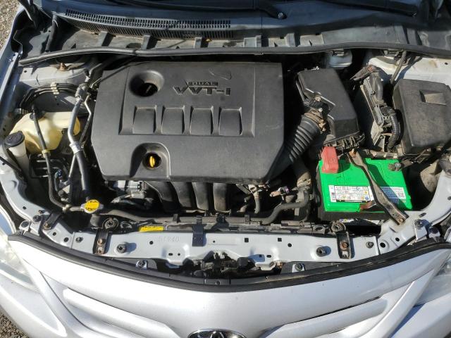 2T1BU4EE4CC812257 - 2012 TOYOTA COROLLA BASE Gümüş fotoğraf 11