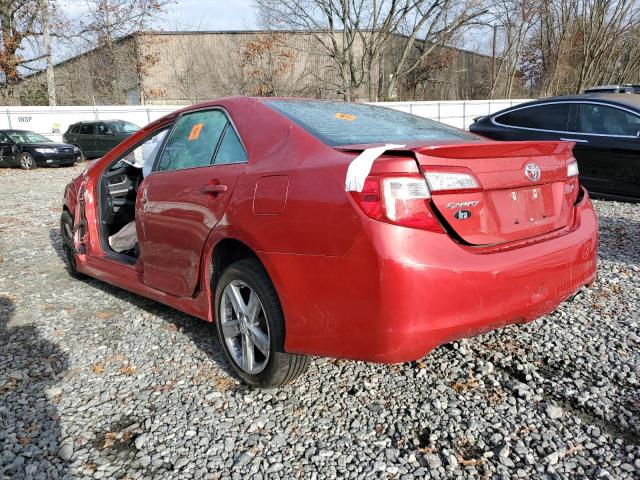 4T1BF1FK7DU647687 - 2013 TOYOTA CAMRY L RED photo 2