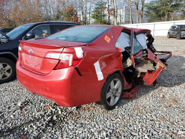 4T1BF1FK7DU647687 - 2013 TOYOTA CAMRY L RED photo 3