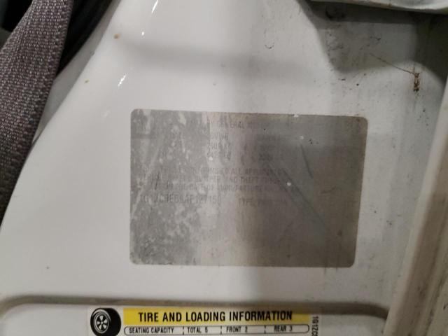 1G1ZC5EB9AF127150 - 2010 CHEVROLET MALIBU 1LT WHITE photo 12