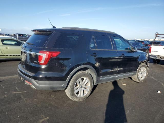 1FM5K8D82JGA19944 - 2018 FORD EXPLORER XLT Սև լուսանկար 3