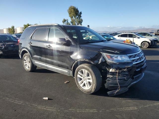 1FM5K8D82JGA19944 - 2018 FORD EXPLORER XLT Սև լուսանկար 4