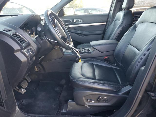 1FM5K8D82JGA19944 - 2018 FORD EXPLORER XLT Սև լուսանկար 7