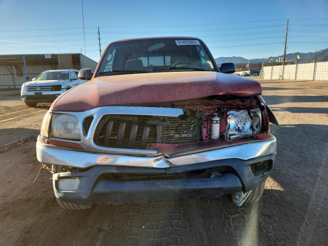 5TEWN72N43Z178124 - 2003 TOYOTA TACOMA XTRACAB RED photo 5