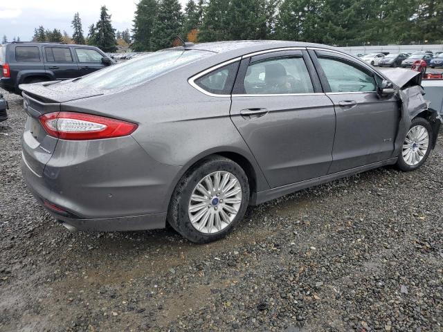 3FA6P0SU4DR373690 - 2013 FORD FUSION TITANIUM PHEV GRAY photo 3