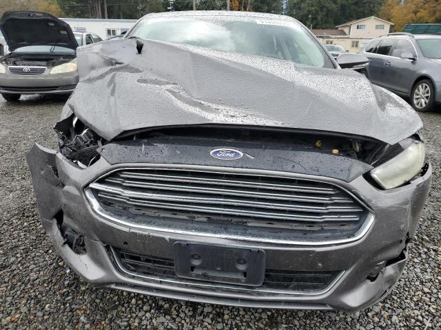 3FA6P0SU4DR373690 - 2013 FORD FUSION TITANIUM PHEV GRAY photo 5
