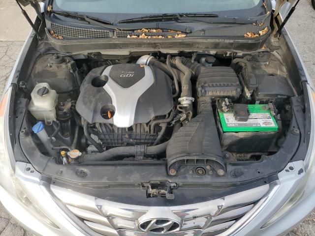 5NPEC4AB6CH439568 - 2012 HYUNDAI SONATA SE SILVER photo 11