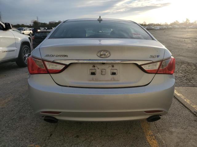 5NPEC4AB6CH439568 - 2012 HYUNDAI SONATA SE SILVER photo 6