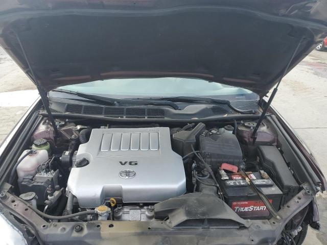 4T1BK3DB6CU460336 - 2012 TOYOTA AVALON BASE Fioletowy zdjęcie 11