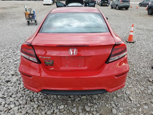 2HGFG3B88EH510224 - 2014 HONDA CIVIC EX RED photo 6