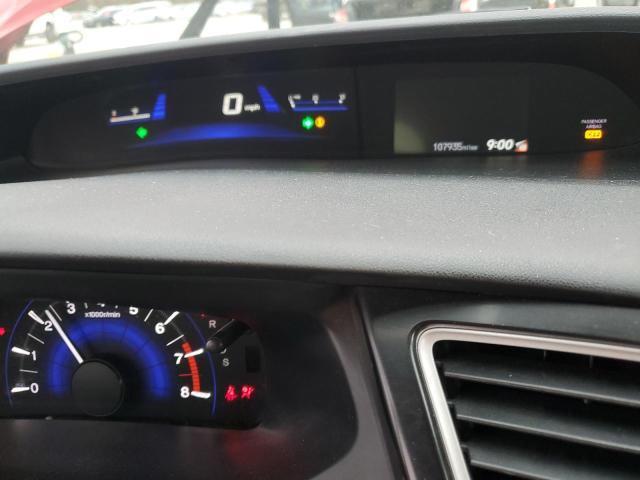 2HGFG3B88EH510224 - 2014 HONDA CIVIC EX RED photo 9