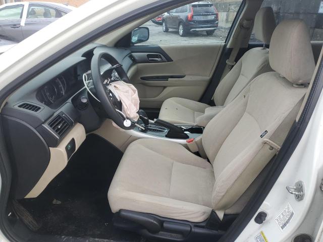 1HGCR2F30DA177004 - 2013 HONDA ACCORD LX WHITE photo 7