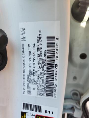 3TYDZ5BN5PT024416 - 2023 TOYOTA TACOMA DOUBLE CAB WHITE photo 12