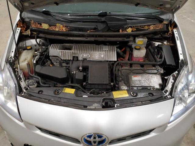 JTDKN3DP4C3015509 - 2012 TOYOTA PRIUS PLUG SILVER photo 11