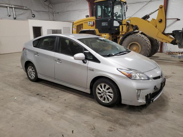 JTDKN3DP4C3015509 - 2012 TOYOTA PRIUS PLUG SILVER photo 4