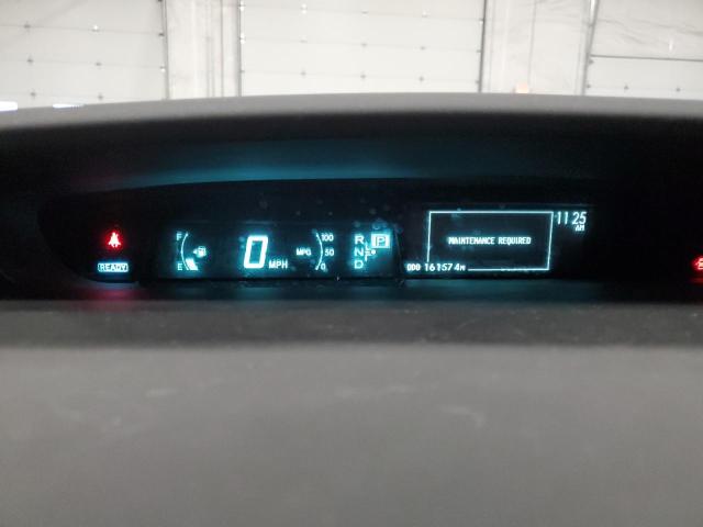 JTDKN3DP4C3015509 - 2012 TOYOTA PRIUS PLUG SILVER photo 9