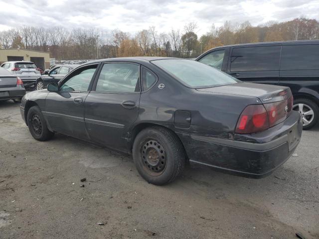 2G1WF52E539311117 - 2003 CHEVROLET IMPALA BLACK photo 2