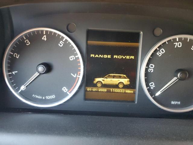 SALSF2D47AA615276 - 2010 LAND ROVER RANGE ROVE HSE BLACK photo 9