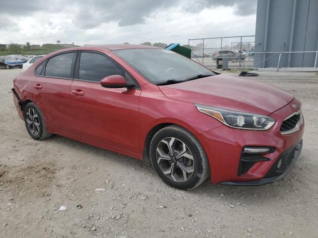 3KPF24ADXKE059371 - 2019 KIA FORTE FE RED photo 4