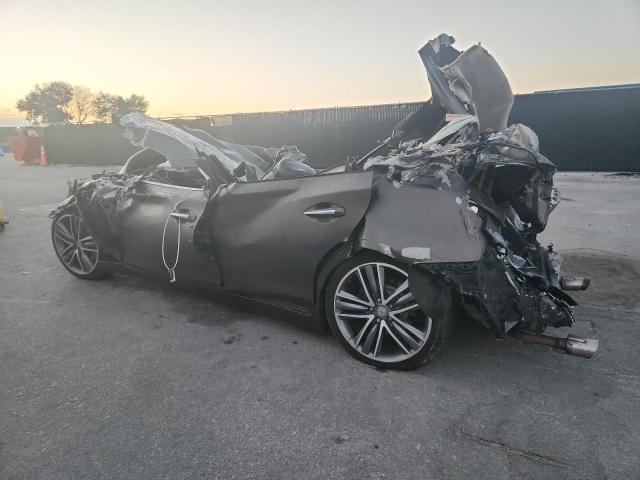 JN1BV7AP8FM332609 - 2015 INFINITI Q50 BASE GRAY photo 2