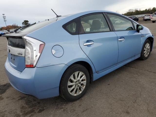 JTDKN3DP5D3034362 - 2013 TOYOTA PRIUS PLUG ლურჯი ფოტო 3