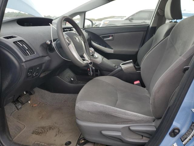 JTDKN3DP5D3034362 - 2013 TOYOTA PRIUS PLUG ლურჯი ფოტო 7