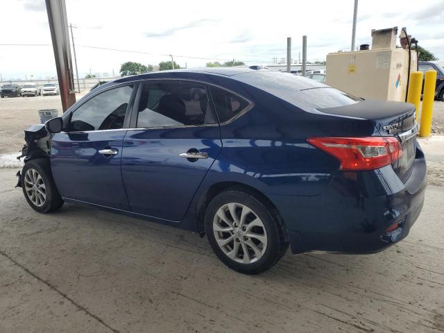 3N1AB7AP3KY401671 - 2019 NISSAN SENTRA S BLUE photo 2
