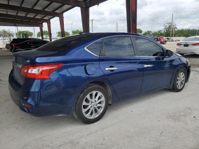 3N1AB7AP3KY401671 - 2019 NISSAN SENTRA S BLUE photo 3