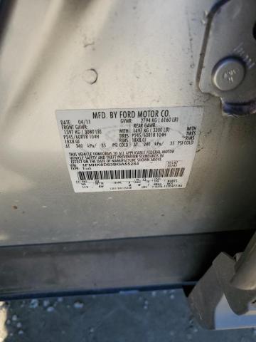 1FMHK8D83BGA55284 - 2011 FORD EXPLORER XLT 银色 照片 13