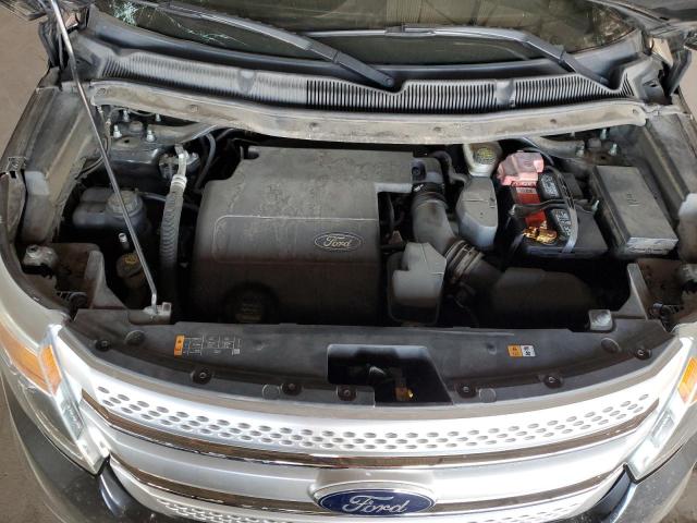 1FM5K7D88DGA38013 - 2013 FORD EXPLORER XLT Negro foto 12