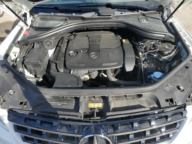 4JGDA5HB7EA379514 - 2014 MERCEDES-BENZ ML 350 4MATIC WHITE photo 12