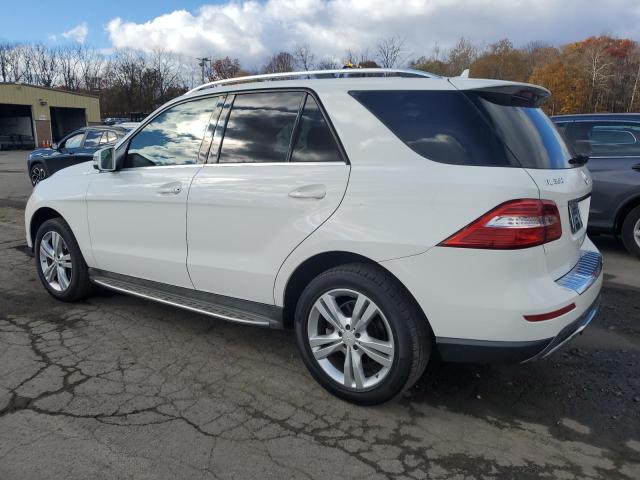 4JGDA5HB7EA379514 - 2014 MERCEDES-BENZ ML 350 4MATIC WHITE photo 2