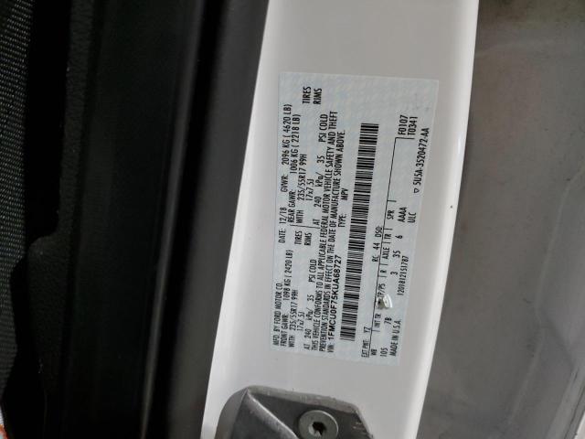 1FMCU0F75KUA68727 - 2019 FORD ESCAPE S Ақ фото 14