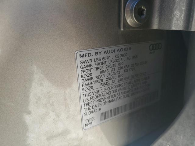 WA1LAAF71HD012483 - 2017 AUDI Q7 PREMIUM PLUS Алтын фото 13