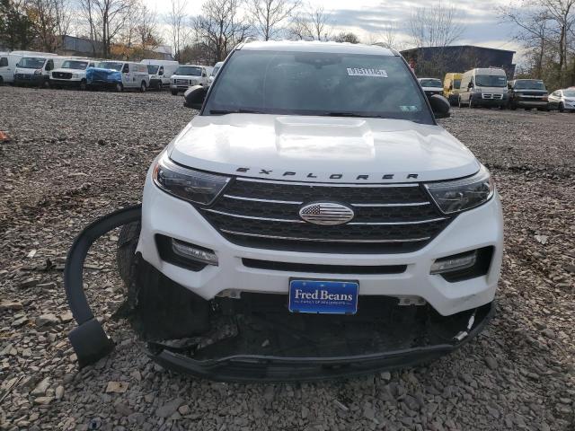 1FMSK8DH2LGB70448 - 2020 FORD EXPLORER XLT WHITE photo 5