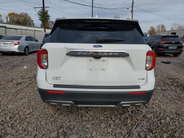 1FMSK8DH2LGB70448 - 2020 FORD EXPLORER XLT WHITE photo 6