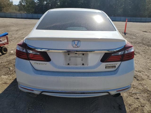 1HGCR2F57GA090058 - 2016 HONDA ACCORD SPORT თეთრი ფოტო 6