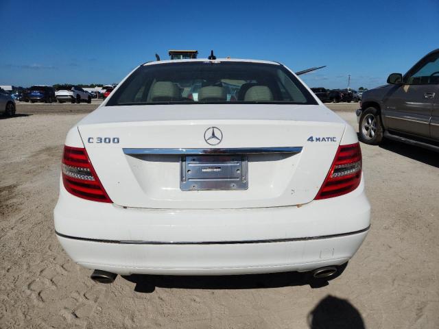 WDDGF8AB3EA922913 - 2014 MERCEDES-BENZ C 300 4MATIC WHITE photo 6