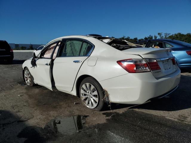 1HGCR2F8XDA198714 - 2013 HONDA ACCORD EXL WHITE photo 2