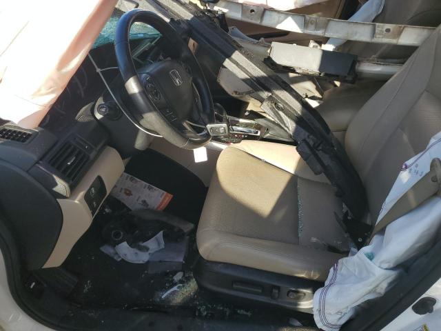 1HGCR2F8XDA198714 - 2013 HONDA ACCORD EXL WHITE photo 7