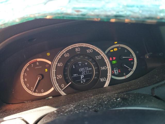 1HGCR2F8XDA198714 - 2013 HONDA ACCORD EXL WHITE photo 9