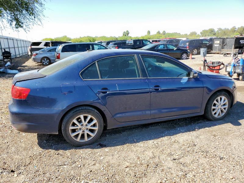 3VWDX7AJ2CM412061 - 2012 VOLKSWAGEN JETTA SE BLUE photo 3